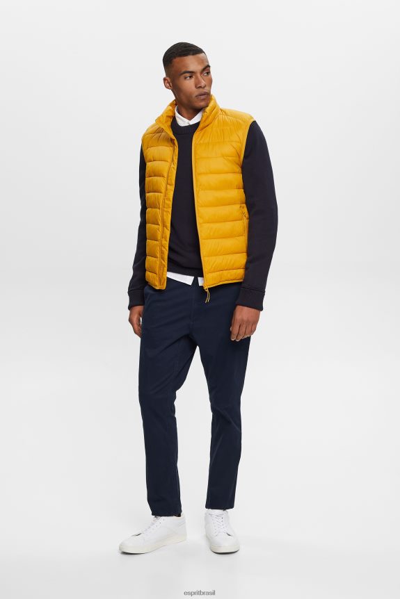 calça chino slim homens Esprit marinha calças 82P6TP594