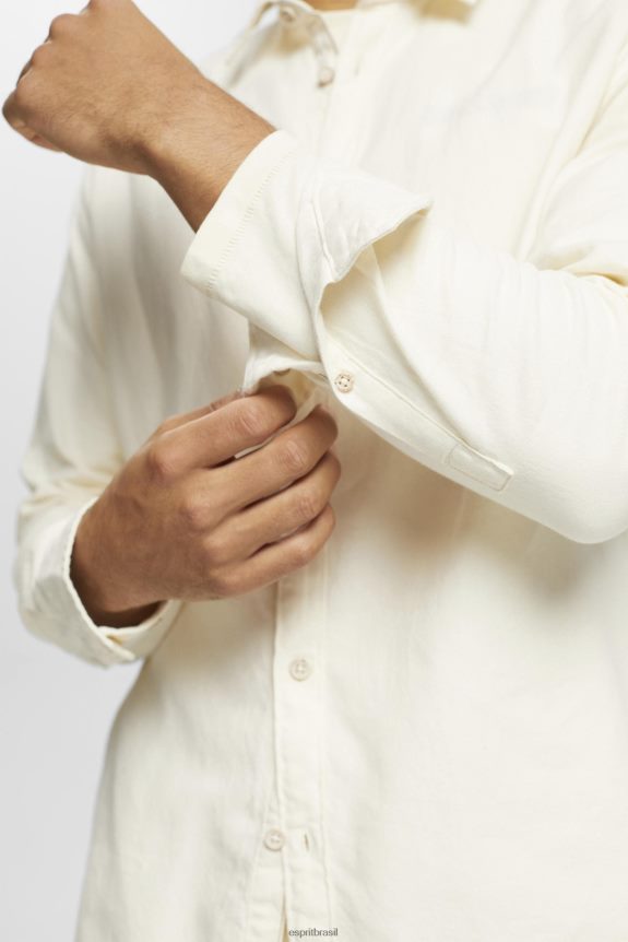 camisa justa homens Esprit gelo camisas 82P6TP699