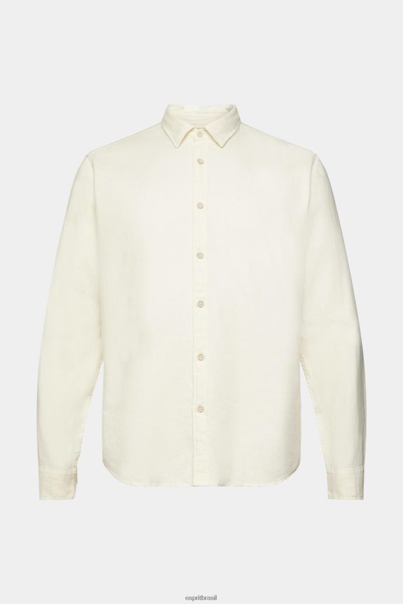 camisa justa homens Esprit gelo camisas 82P6TP699