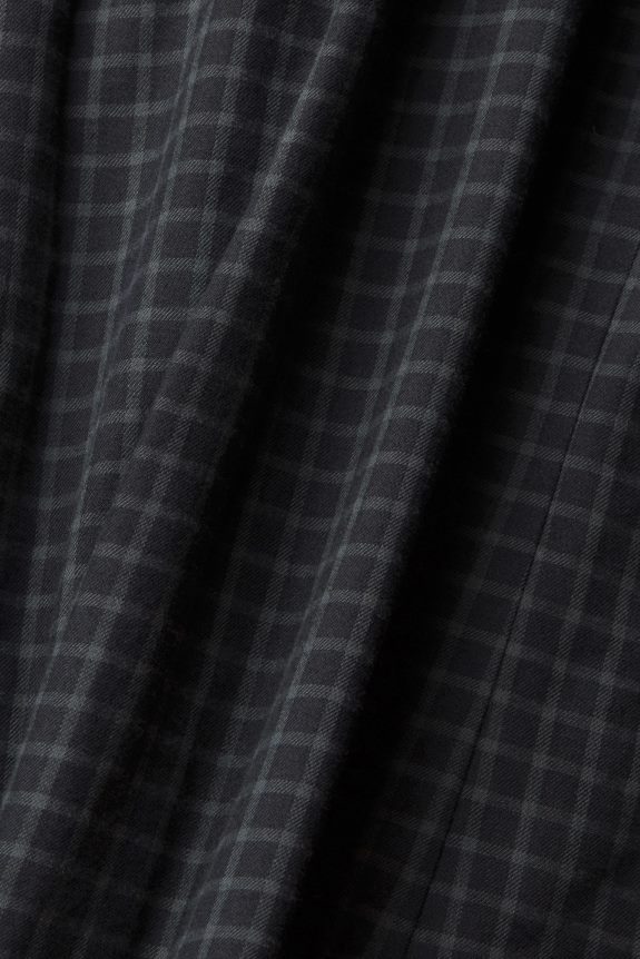 camisa xadrez slim fit homens Esprit preto camisas 82P6TP687