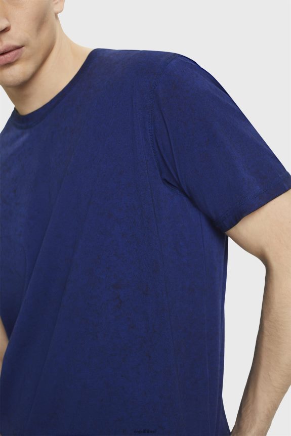 camiseta com efeito lavado homens Esprit tinta Camisetas 82P6TP754