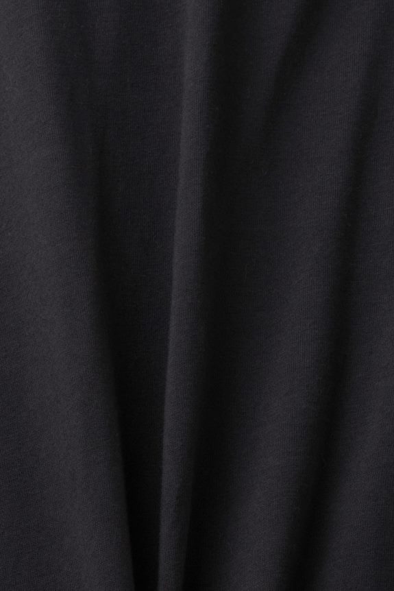 camiseta com estampa de logo homens Esprit preto Camisetas 82P6TP598