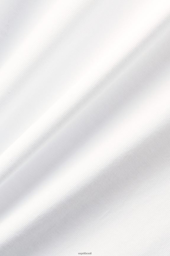 camiseta com estampa frontal, 100% algodão homens Esprit São Francisco Branco Camisetas 82P6TP739