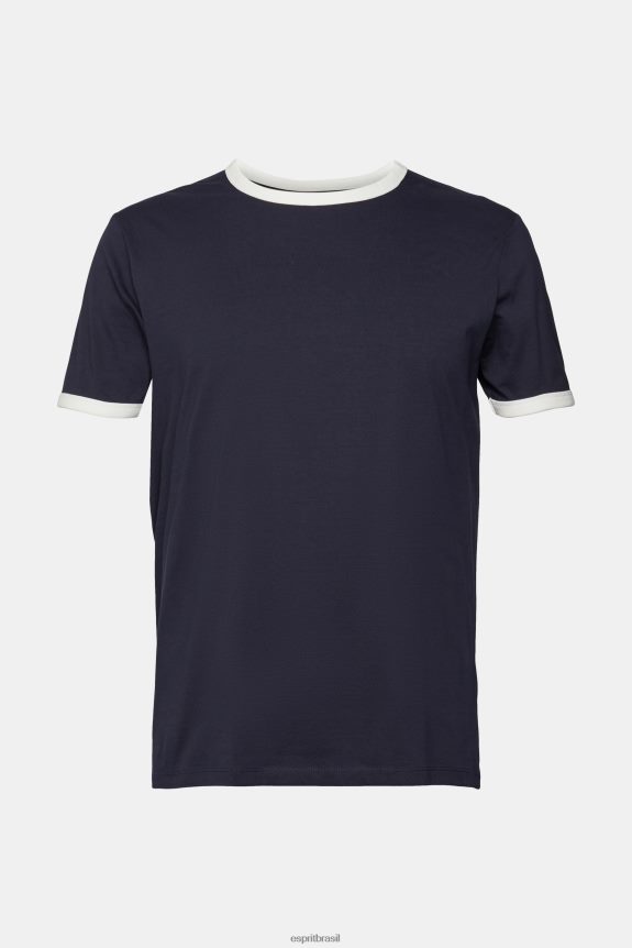 camiseta de jérsei homens Esprit marinha Camisetas 82P6TP956