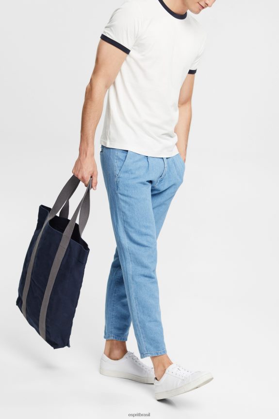 camiseta de jérsei homens Esprit off white Camisetas 82P6TP954