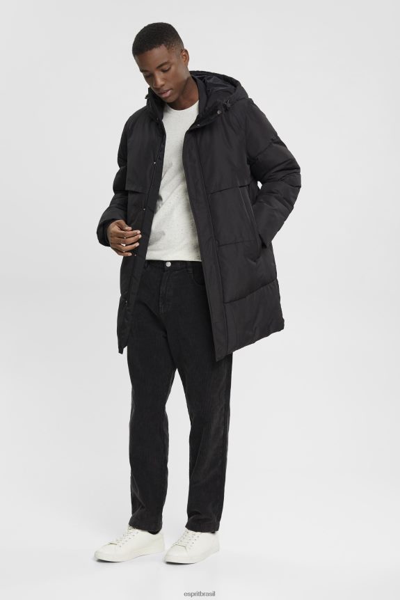 camiseta de jersey manchada homens Esprit branco Camisetas 82P6TP779