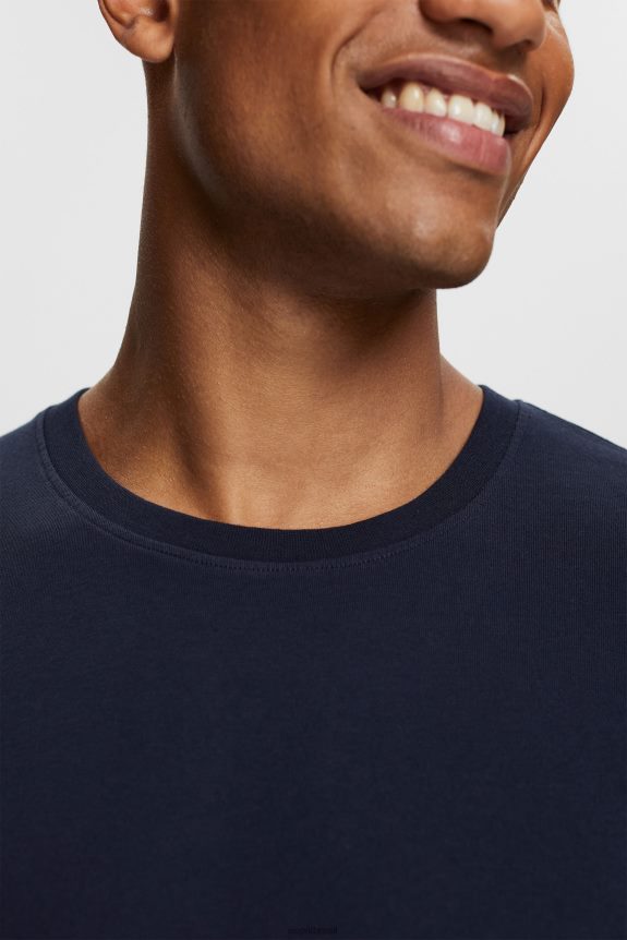 camiseta lisa homens Esprit marinha Camisetas 82P6TP930