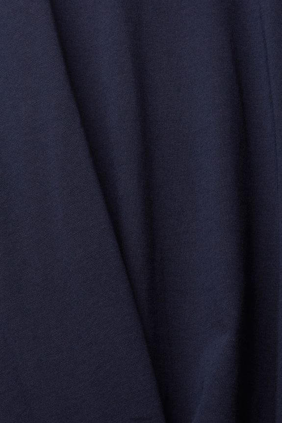 camiseta lisa homens Esprit marinha Camisetas 82P6TP930