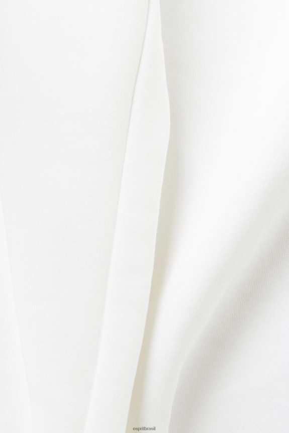 jogger com estampa de logo homens Esprit branco corredores 82P6TP664