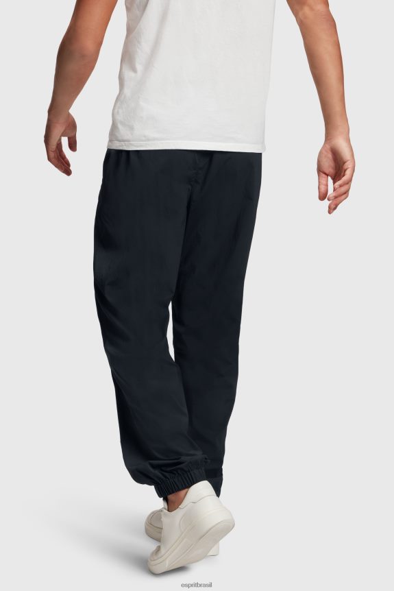 joggers relaxados homens Esprit preto corredores 82P6TP787