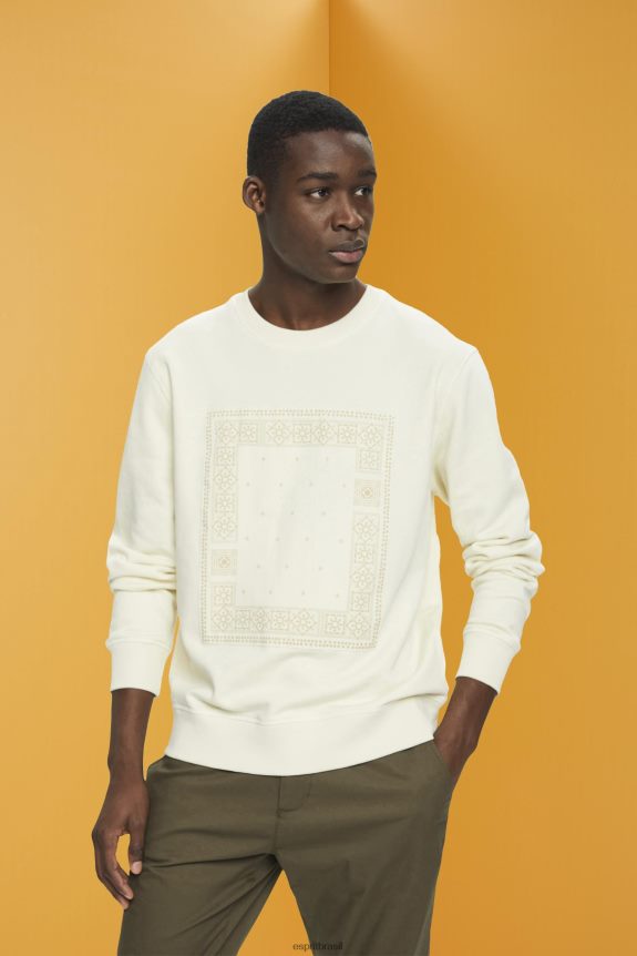 moletom com estampa frontal homens Esprit gelo moletons e moletons 82P6TP711