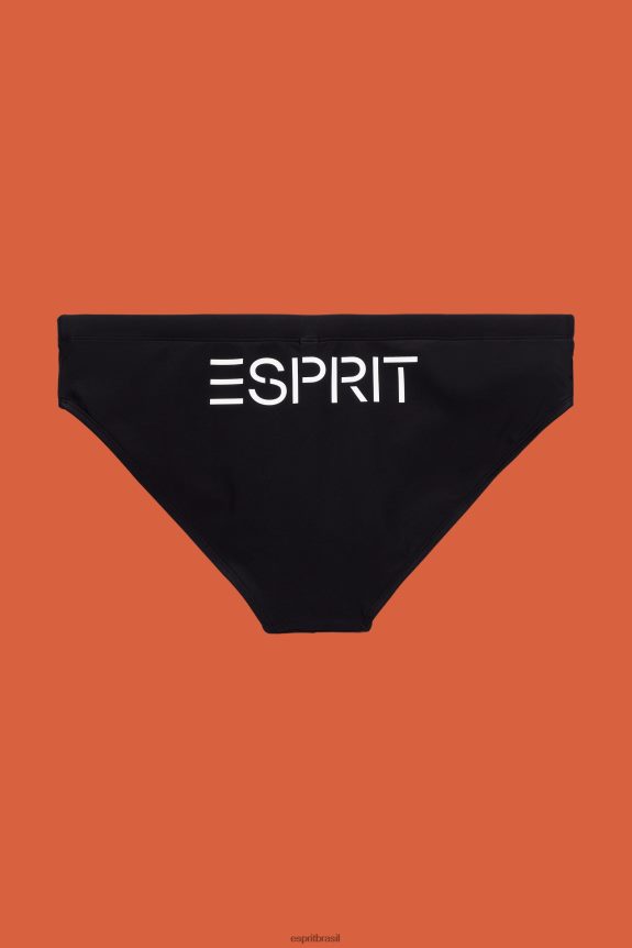 calças de praia homens Esprit preto nadar 82P6TP604