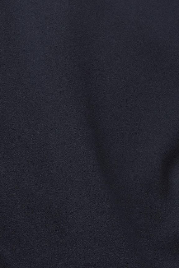 blusa cropped sem manga mulheres Esprit marinha blusas 82P6TP310