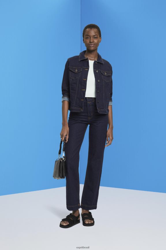 blusa cropped sem manga mulheres Esprit verde água claro blusas 82P6TP309