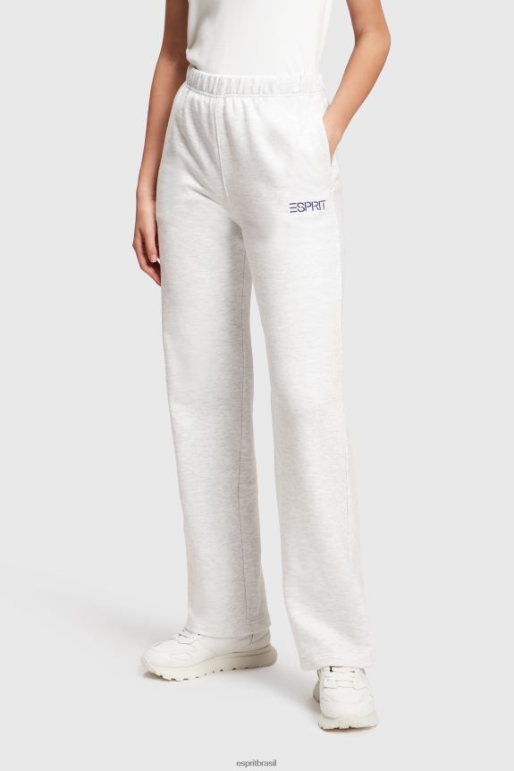 calça de moletom cápsula mulheres ESPRIT x Rest & Recreation cinza calças 82P6TP478