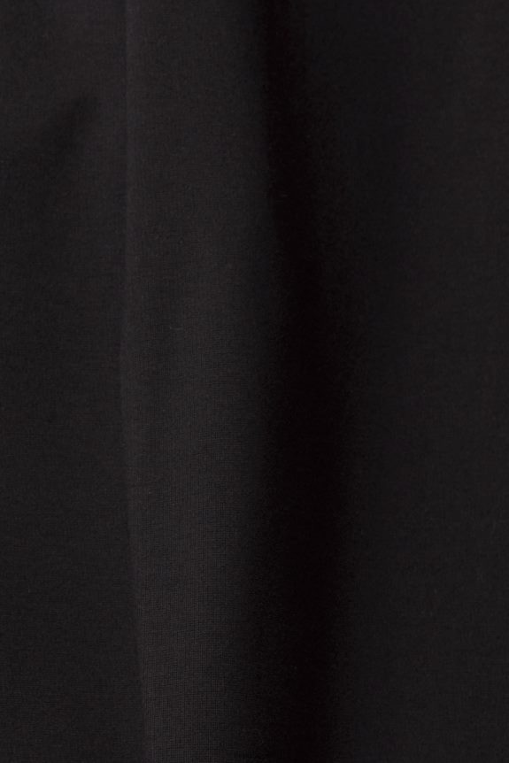 calças com bainha dividida e zíper mulheres Esprit preto calças 82P6TP248