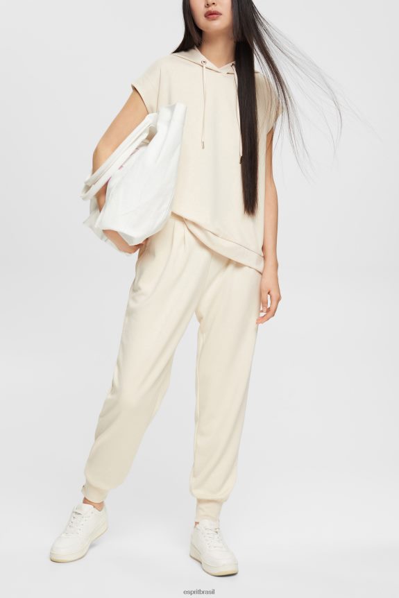 calças de jersey mulheres Esprit gelo calças 82P6TP556