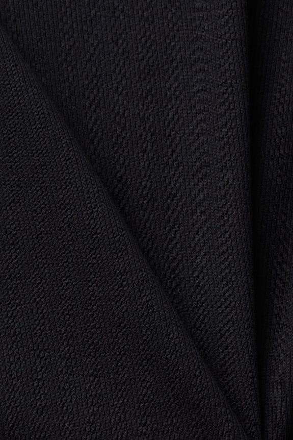 camiseta com nervuras mulheres Esprit preto Camisetas 82P6TP1