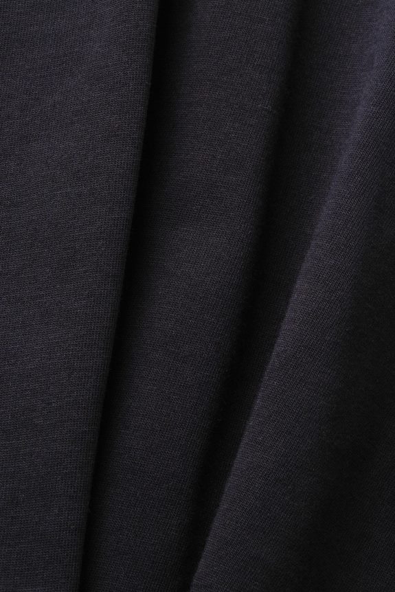 camiseta cropped com gola redonda mulheres Esprit preto Camisetas 82P6TP193