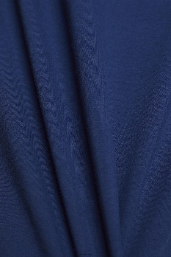 camiseta de algodão com logo estampado mulheres Esprit tinta Camisetas 82P6TP145