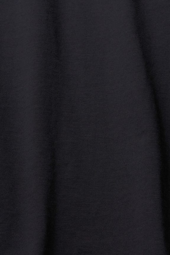camiseta manga longa com logo mulheres Esprit preto Camisetas 82P6TP460
