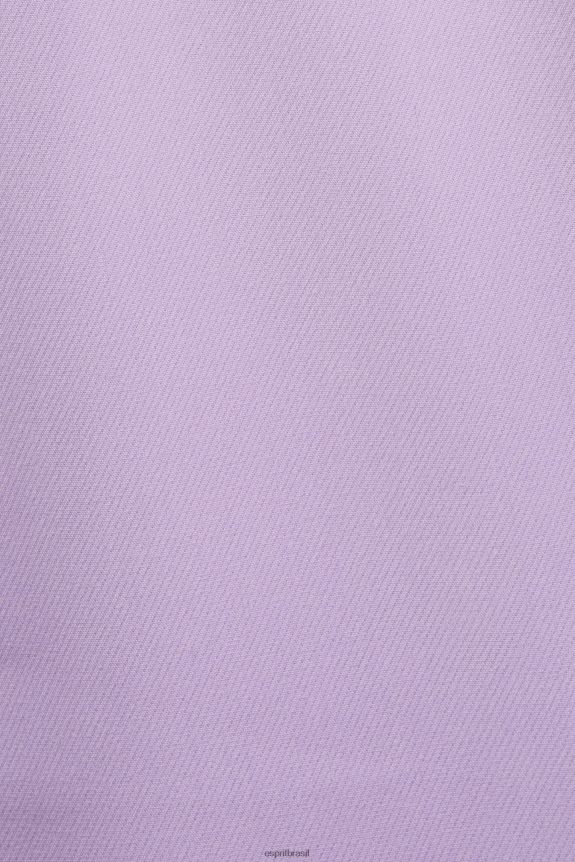 blazer trespassado mulheres Esprit lavanda casacos 82P6TP256