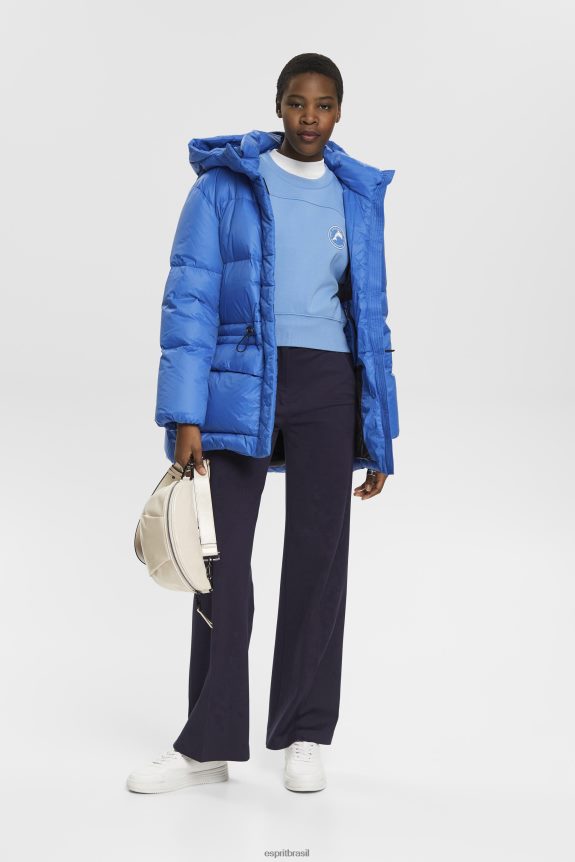 moletom cortado mulheres Esprit lavanda azul claro moletons e moletons 82P6TP156