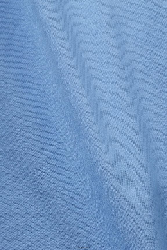 moletom cortado mulheres Esprit lavanda azul claro moletons e moletons 82P6TP156