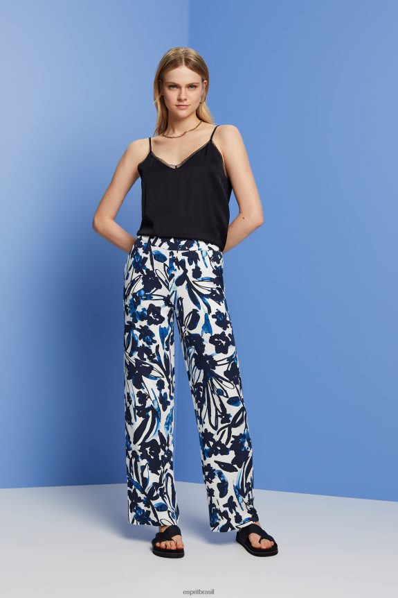 camisola de cetim com acabamento em renda, lenzing ecovero mulheres Esprit preto principal 82P6TP136