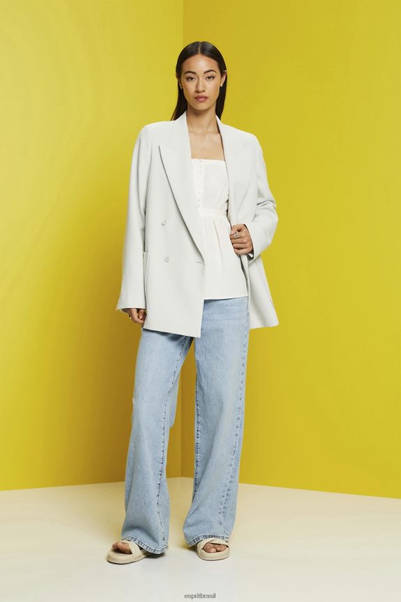 top cami texturizado mulheres Esprit branco principal 82P6TP224