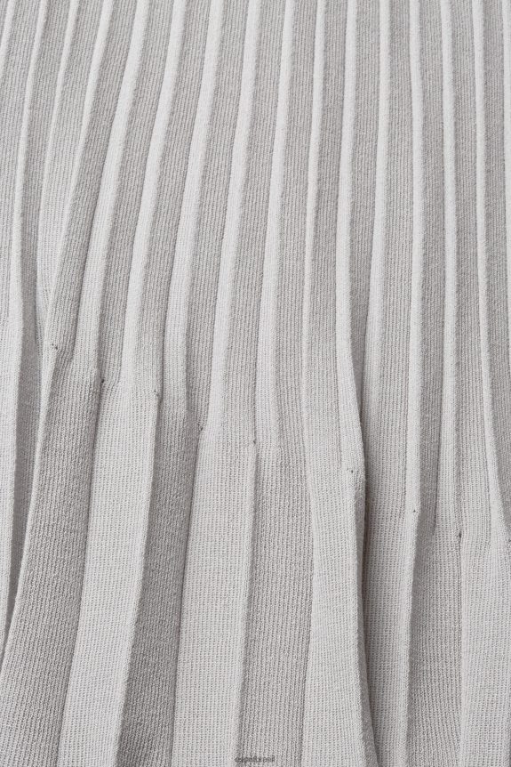 saia midi plissada mulheres Esprit cinza médio saias 82P6TP481