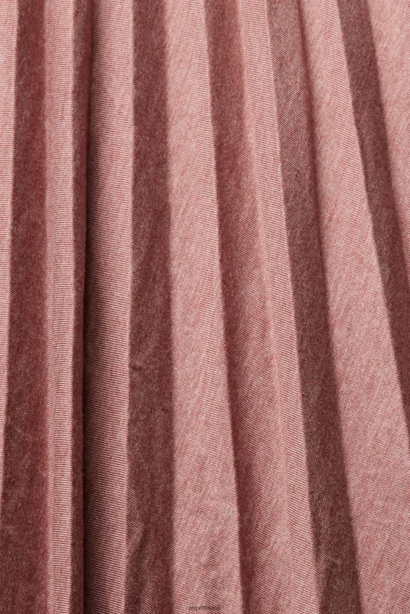 saia midi plissada mulheres Esprit terracota saias 82P6TP433