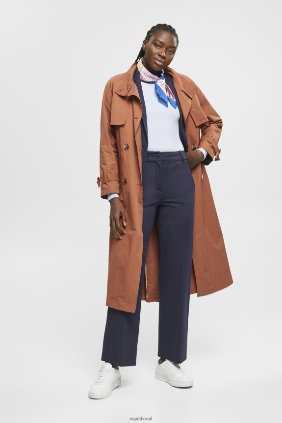 suéter com nervuras mulheres Esprit azul pastel suéteres 82P6TP274