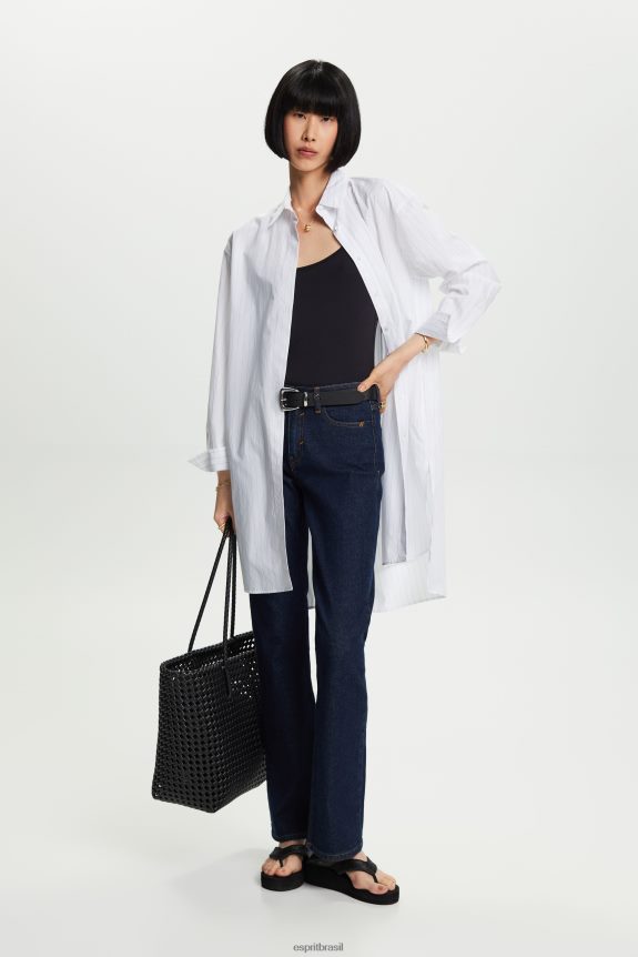 regata com alça espaguete mulheres Esprit preto tanque 82P6TP35