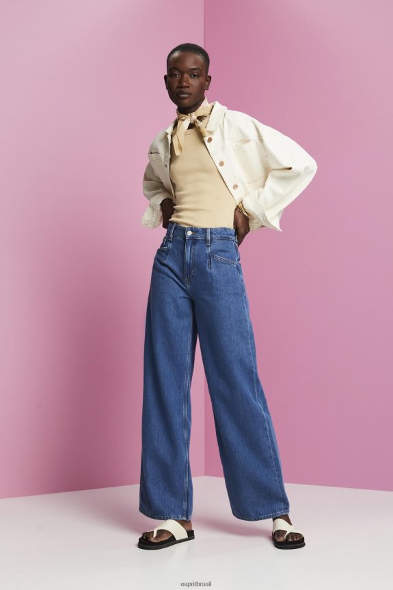 top com nervuras mulheres Esprit areia tanque 82P6TP282