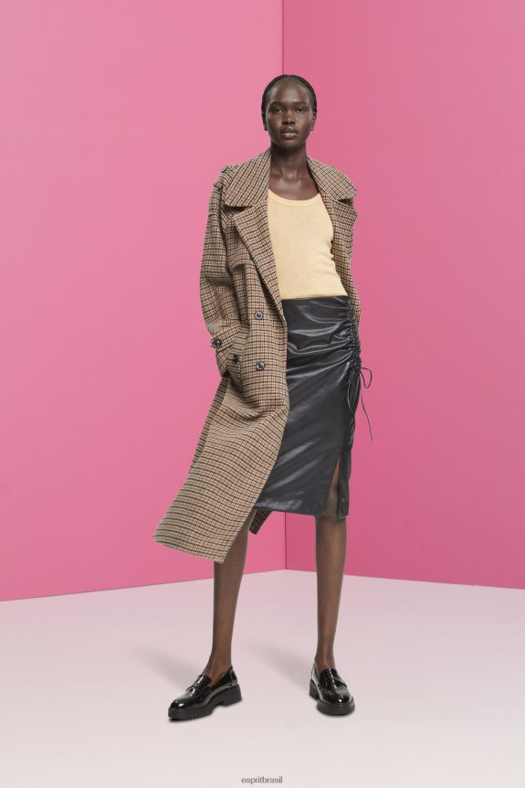 top sem mangas com glitter mulheres Esprit ouro tanque 82P6TP404