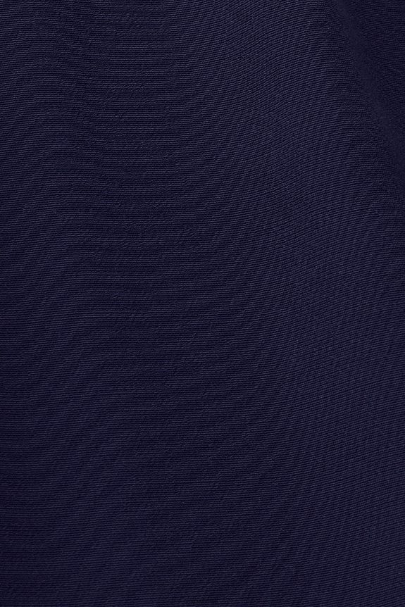 mini vestido com cintura franzida mulheres Esprit marinha vestidos 82P6TP228