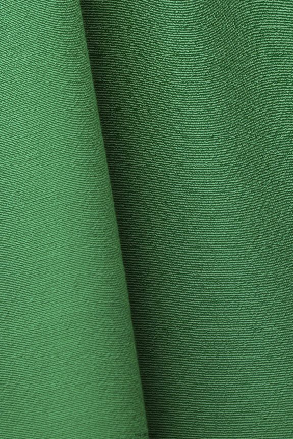 mini vestido com cintura franzida mulheres Esprit verde vestidos 82P6TP227