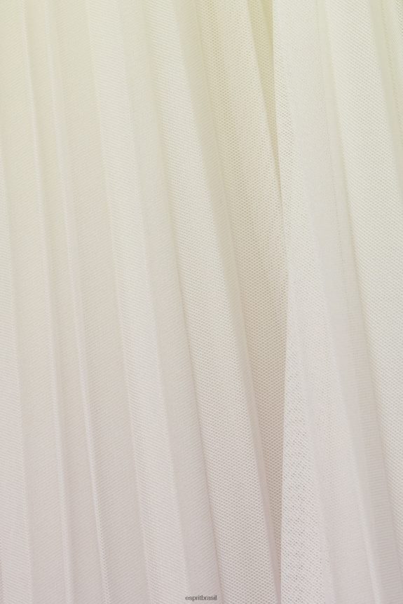 mini vestido plissado mulheres Esprit tolet vestidos 82P6TP134