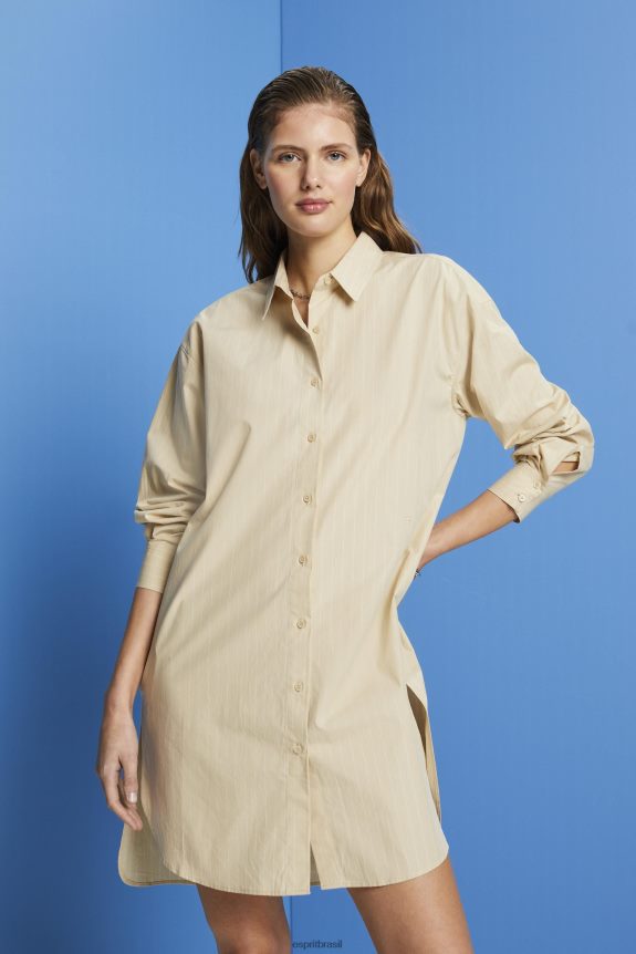 Vestido 2025 camisa listrado